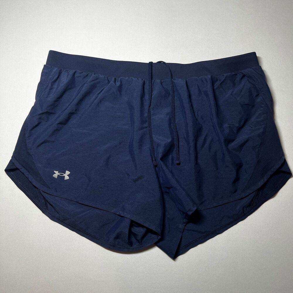under armour  Navy blue athletic shorts women's activewear gym training